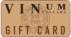 Vinum Cellars Gift Card - $100