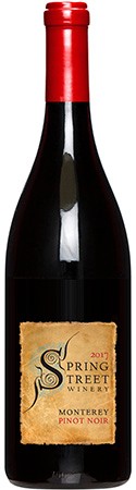 2017 Spring Street Winery, Pinot Noir, Monterey