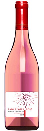 2018 LADY FINGER ROSÉ WINE, Russian River, Sonoma County